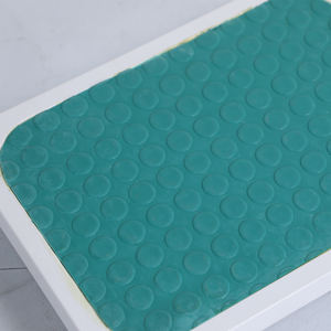 Repose-pieds monopied à 4 pieds en acier inoxydable avec surface antidérapante pour usage hospitalier, fournitures de thérapie de réadaptation, soins à domicile - Product Image 5