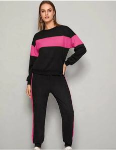 Conjunto de chándal para mujer, chándal personalizado, conjunto de dos piezas, pantalones de chándal - Product Image 4