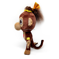 Peluche en coton PP de haute qualité professionnelle, animaux en peluche personnalisés, logo de l'entreprise, jouets en peluche d'anime, personnalisation de singe