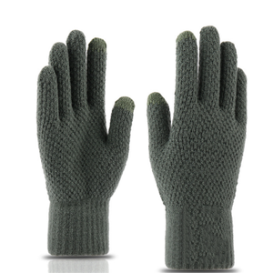 Gants d'hiver en <span class=keywords><strong>laine</strong></span> acrylique pour hommes et femmes, accessoire en tricot chaud et extensible - Product Image 6