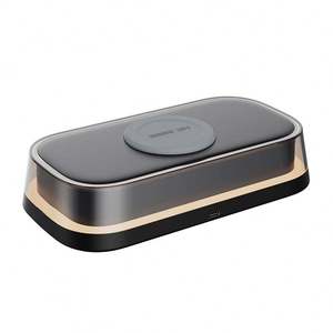 Dispositivo de Ayuda para Dormir, Máquina de Ruido Blanco con Cargador Inalámbrico, Luz Nocturna LED de Colores, Altavoz Bluetooth, Reloj <span class=keywords><strong>Despertador</strong></span> - Product Image 6