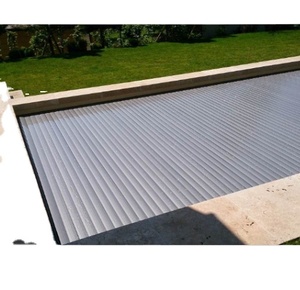 POOLMAX <span class=keywords><strong>couverture</strong></span> de <span class=keywords><strong>piscine</strong></span> électrique de sécurité solaire rétractable en polycarbonate - Product Image 1