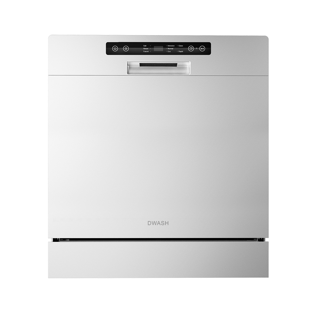 8 Place Settings Dishwasher OEM Factory Smart Compact Built-in Design CE/Energy Star Certified Custom Logo Acceptable