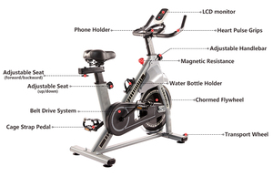 Fabricante de bicicletas de <span class=keywords><strong>spinning</strong></span>, <span class=keywords><strong>buena</strong></span> calidad, precio barato, bicicletas de <span class=keywords><strong>spinning</strong></span> profesionales para interiores - Product Image 3