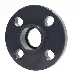 Ducitle Iron Flange Adapter For PVC/PE Pipe 4 Way UPVC Pipe Elbow PVC Pipe Fittings PN16