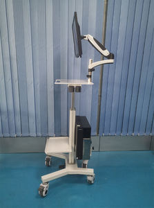 Chariot d'ordinateur médical mobile tout-en-un poste de travail tablette réglable en hauteur VESA chariot d'hôpital pour clinique dentaire - Product Image 3