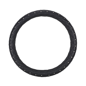 <span class=keywords><strong>Funda</strong></span> <span class=keywords><strong>para</strong></span> <span class=keywords><strong>Volante</strong></span> en Oferta, de Cuero PU con Cristales Brillantes, Antideslizante, Universal <span class=keywords><strong>para</strong></span> Autos, <span class=keywords><strong>para</strong></span> Volantes de 15 Pulgadas - Product Image 1