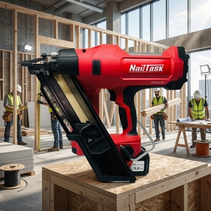<span class=keywords><strong>Cloueur</strong></span> sans fil industriel de calibre lourd 34 degrés NailTask DCCN110-3490 pour la construction de chalets en bois rustiques professionnels - Product Image 1