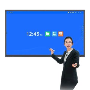 4K UHD 86-Inch LCD Display <b>Interactive</b> Flat Panel <b>Board</b> <b>Smart</b> Digital Electronic Education and Meeting <b>Whiteboard</b> - Product Image 1