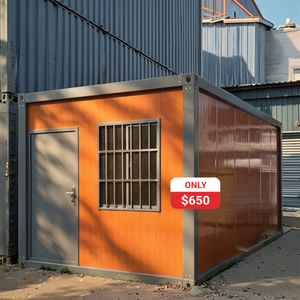Casa Modular Prefabricada de Rápida Construcción, Ecológica, Ligera, con Gran Área Utilizable, Tipo Flat Pack, para Almacén u Oficina - Product Image 1