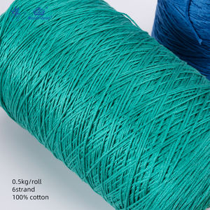 공장 가격 자수 실 도매 0.5kg/롤 크로스 스티치 치실 높은 끈기 크로스 스티치 염색 바느질 뜨개질 - Product Image 3