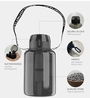 Botol Filter Air Luar Ruangan Botol Minum Tritan dengan Media Filter Alkali Botol Filter Portabel untuk Berkemah Bebas BPA OEM/ODM