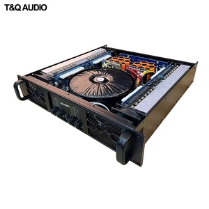 Sıcak satış 4*800W 2U 4 kanal sınıf H yüksek güç Metal profesyonel açık güç amplifikatörü bas ses ile - Product Image 4