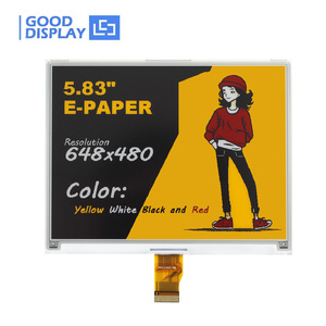 Goodisplay GDEY0583F41 5.83นิ้ว Quad Color E-Paper โมดูลจอแสดงผล648 × 480 SPI 12S การรีเฟรชแบบเต็มจอ E-Ink พลังงานต่ำเป็นพิเศษ - Product Image 1