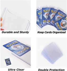 Toploaders Premium 35pt 55pt 75pt 130pt 180pt 260pt 360pt Top Loader 3x4 Toploaders pour cartes <span class=keywords><strong>NBA</strong></span> Pokemon Baseball - Product Image 6
