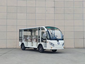 HT 8 posti a corpo chiuso più popolare elettrico <span class=keywords><strong>Bus</strong></span> turistico auto auto di lusso elettrico turismo per turisti - Product Image 3
