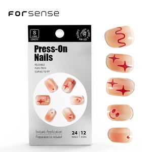 Fabricante de <span class=keywords><strong>uñas</strong></span> bonitas para niñas, <span class=keywords><strong>uñas</strong></span> postizas cuadradas artificiales acrílicas <span class=keywords><strong>cortas</strong></span> con diseño de <span class=keywords><strong>uñas</strong></span> postizas para niñas de 10 años - Product Image 5