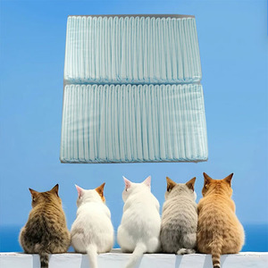 Super Absorbent <b>Disposable</b> Pee Pads Waterproof Feature Made of Wood Hot Selling Wholesale Puppy Pet Dog Training Pads - Product Image 6