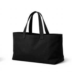 Customized Color logo Cotton Cloth Stock Reusable Cotton <b>Canvas</b> Shopping Bags Print Blank <b>Tote</b> Grocery Zipper <b>Canvas</b> <b>Totes</b> - Product Image 3