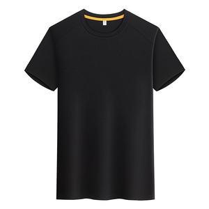 เสื้อยืดคอกลมทรงสปอร์ตแบบยูนิเซ็กซ์ขายส่ง ผ้าถักทรงปกติ 100% โพลีเอสเตอร์ แห้งเร็ว ระบายอากาศได้ดี  รับสกรีนโลโก้ ดีไซน์เรียบง่าย - Product Image 4