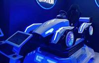 Simulateur de course automobile en réalité virtuelle pour enfants, siège de cockpit, expérience de course complète, construction en métal et plastique, pour les enfants de 8 ans et plus