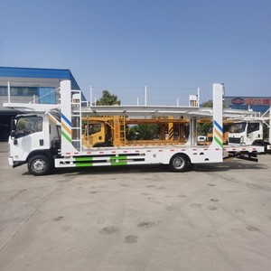 รถบรรทุกขนส่งรถยนต์สองชั้น ISUZU 4x2 3 ชุด ราคาโรงงาน พร้อมขาย - Product Image 4