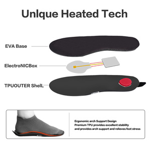 <span class=keywords><strong>Dr</strong></span>.Warm Semelles chauffantes électriques d'hiver Chauffe-pieds télécommandés pour la chasse, le camping et la randonnée Semelle chauffante - Product Image 3