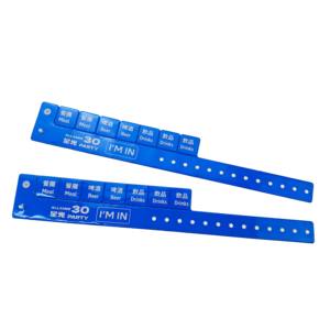 बर्गर, बीयर और राइड एक्सेस के लिए एकीकृत वाउचर के साथ डिस्पोजेबल रिस्टबैंड - Product Image 5