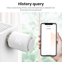 Avatto Tuya Smart Zigbee3.0 Trv Thermostat Contrôleur de température de chauffage au sol Vanne de radiateur Tuya intelligente numérique
