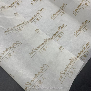 Бумага для упаковки пищевых продуктов с логотипом на заказ, жиронепроницаемая, пищевая, оптом для ресторанов - Product Image 5