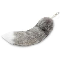 Accessoires de cosplay d'Halloween, fournisseur d'Halloween, nouveau style, porte-clés queue de loup/renard, 40 cm, duveteux, pour le style quotidien et les fêtes à thème