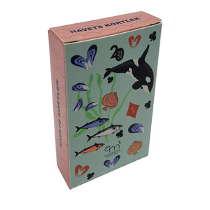 Chơi thẻ bao bì hộp Trò chơi thẻ bàn trẻ em học tập thẻ trắng các tông bóng văn phòng phẩm đồ chơi poker hộp giấy - Product Image 1