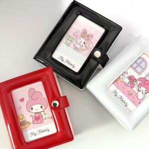 Álbum de Fotos Mini de 3 Pulgadas con Diseño de My Melody, en Cuero Sintético PU, con Espacio para 40 Tarjetas <span class=keywords><strong>Lomo</strong></span>, Patrón de Estrellas, Venta al Por Mayor - Product Image 3