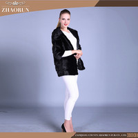 Blouson en fourrure de vison véritable pour femme, manteau d'hiver naturel, décontracté et léger