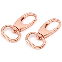 Ivoduff Accessoires Métalliques pour Sacs à Main : Mousqueton Pivotant à Gâchette pour Sangles de Sacs en Cuir, Ceintures et Sangles en Tissu