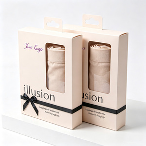 Boîtes en carton personnalisées pour sous-vêtements et vêtements avec fenêtre transparente, boîtes cadeaux pour jouets et chaussettes, gaufrées et traitées UV - Product Image 2