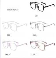 Nouvelle monture ovale rétro en acétate noir pour hommes et femmes, style miroir uni, en matériau TR90, avec positionnement AC des verres