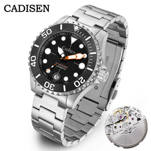 Nuevo reloj mecánico <span class=keywords><strong>CADISEN</strong></span> de 40MM para hombre, reloj con cristal de zafiro MIYOTA 8215, relojes automáticos, reloj luminoso resistente al agua de 10ATM para hombre - Product Image 3