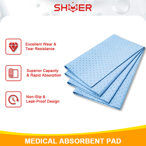 Tapis absorbants jetables pour salle d'opération, usage hospitalier et clinique, stériles, haute efficacité, pour le nettoyage chirurgical - Product Image 2