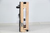 Celux Machine de Pilates Reformer Pliante Portable en Bois de Chêne/Érable pour Usage Domestique, Pilates-Reformer en Bois, Pilates Maquina à Domicile