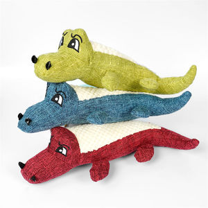 Crocodile Pet Squeaky Toy <b>Plush</b> Chewable Indoor <b>Cat</b> Dog Toy Original Flavor Anhui China - Product Image 1