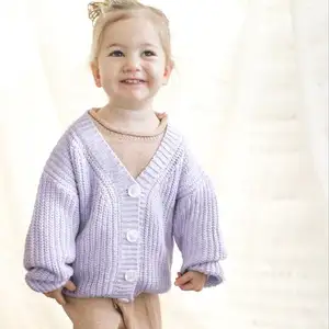 CHEER Niños Niñas Suéteres de punto Cardigans para niños Ropa para niños Prendas de punto Abrigo de punto de otoño personalizado Suéter de punto para niños