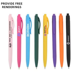 Bolígrafos Publicitarios Personalizados de Alta Calidad, Bolígrafos de Punta Redonda de 1.0 mm, Artículos de Papelería de Oficina de Plástico al por Mayor con Logotipo Impreso - Product Image 1
