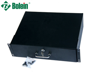 Bolein <span class=keywords><strong>2U</strong></span> máy chủ Giá ngăn kéo 19-inch mạng phụ kiện tủ an toàn lưu trữ hộp trượt cantilever kệ - Product Image 6