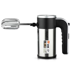 Batteur sur socle électrique 2-en-1 avec bol mélangeur en acier inoxydable - Product Image 4