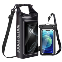 Prix de gros : Sac étanche 2L et sac étanche pour téléphone portable IPX8, ensemble de sacs étanches en PVC personnalisés pour SUP, natation, navigation de plaisance