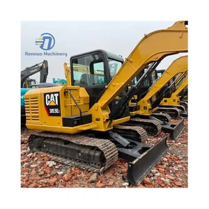 CAT 305.5E2 excavator bekas asli, ekskavator mini backhoe perayap hidrolik 5 Ton CAT dengan harga rendah