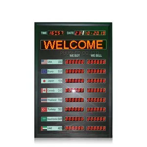 currency exchange rates display \1.0" led digital currency exchange rate board \ currency exchange rate display board