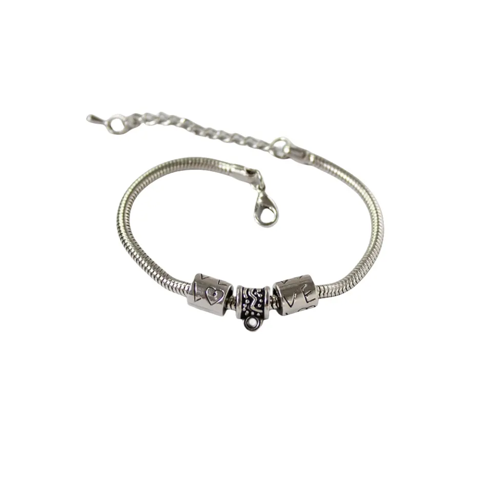 Venta directa de fábrica, pulsera impermeable ajustable de aleación de Zinc para pulsera fina de mujer, pulsera Moments