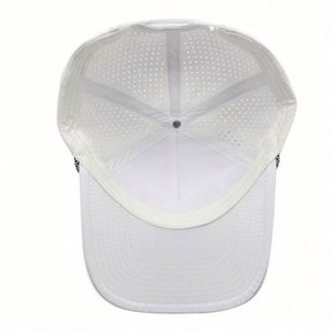 Gorra de béisbol de malla láser de secado rápido para exteriores con protección solar, gorra trucker de 5 paneles con cuerda - Product Image 5